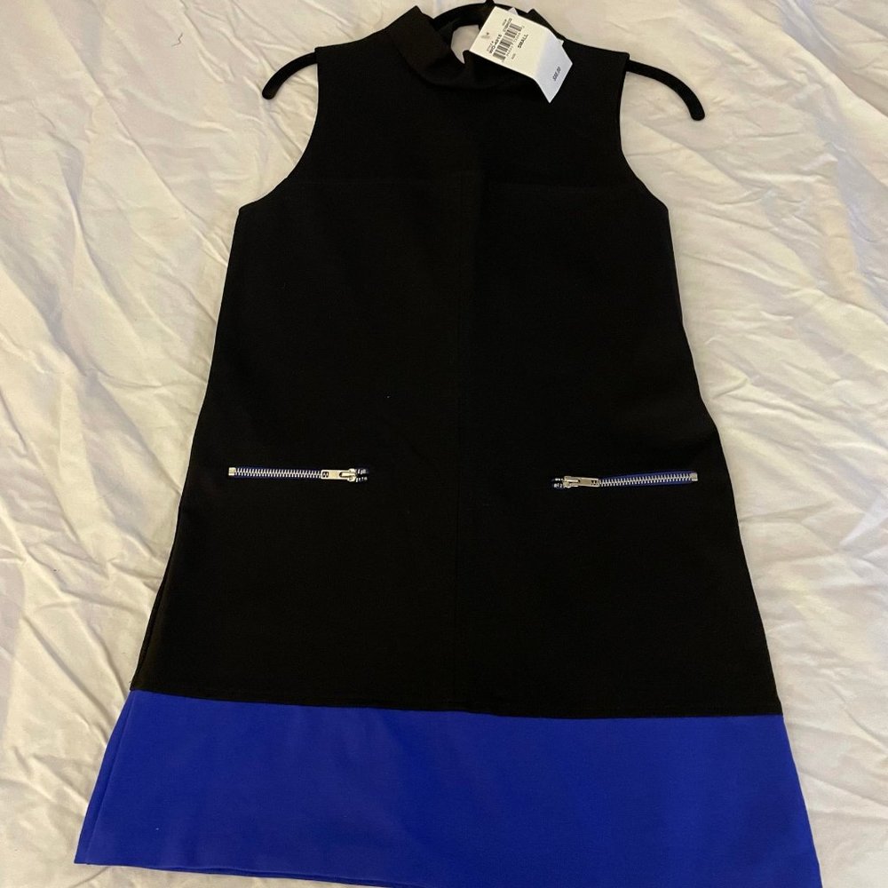 High Neck Shift Dress